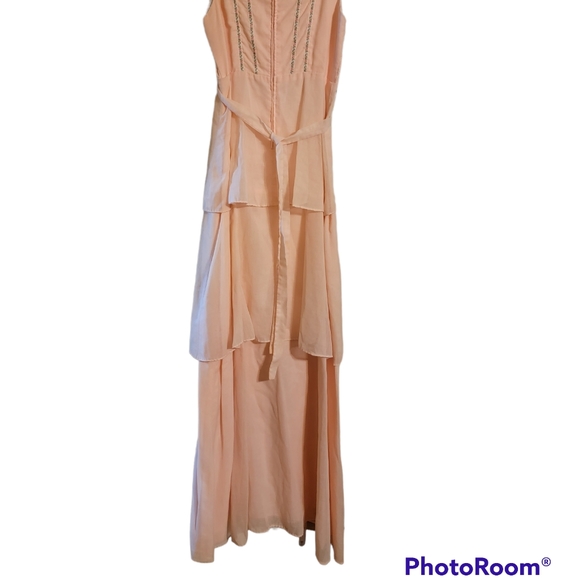 Vintage | Light Pink Tiered Dress - Picture 10 of 10